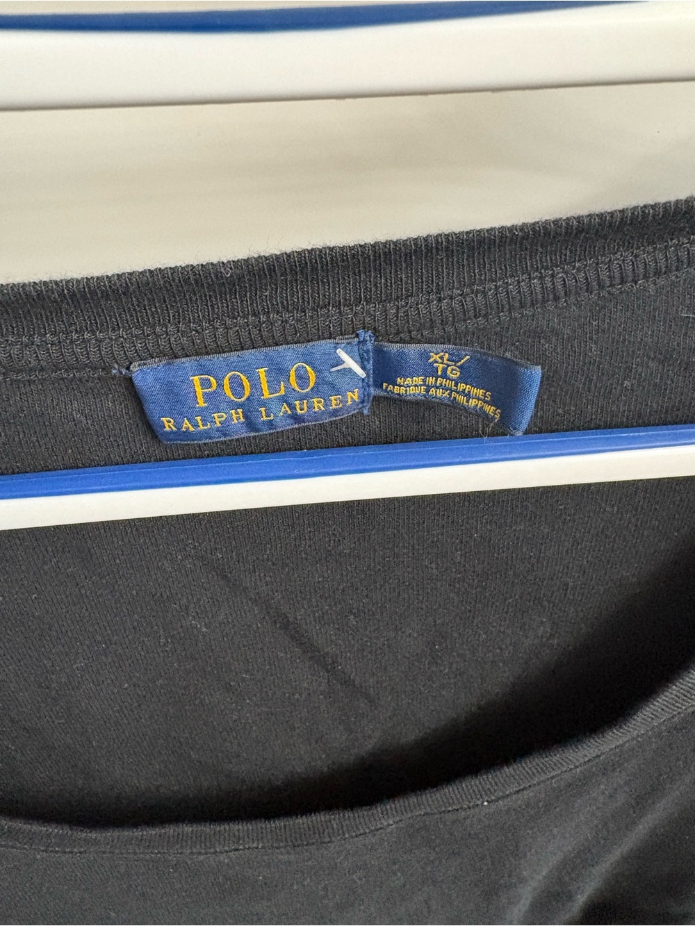 Ralph Lauren Black Long-Sleeve Scoop Neck Tee - Picture 2 of 7